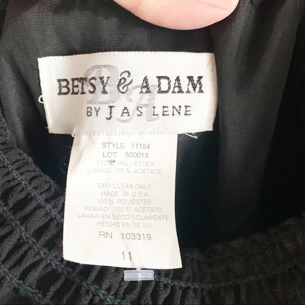 VTG Betsy & Adam 1990’s Y2K Deadstock Asymmetrical Hemline Ruffle Hem NWT 11 - Picture 8 of 12